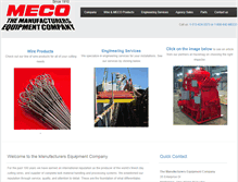 Tablet Screenshot of mecoservices.com
